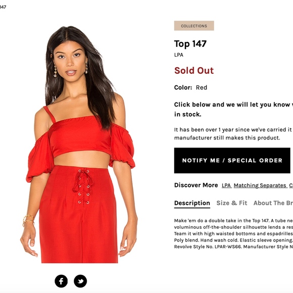 LPA / Revolve top - Picture 2 of 2